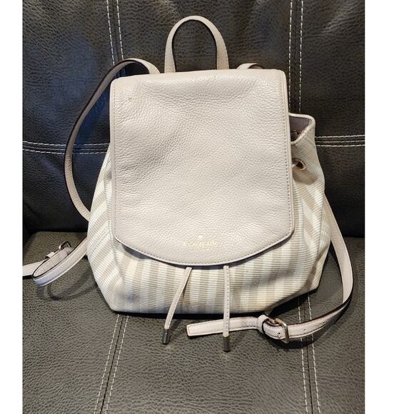 kate spade Handbags - Kate Spade Mulberry Street Small Breezy Striped Backpack, Ottoman Stripe/Pumice